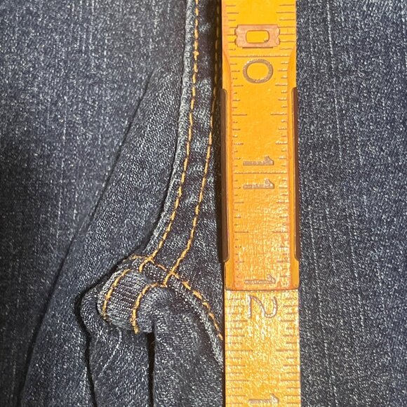 Shein Women Distressed Skinny Jeans 3XL Dark Blue Wash Frayed Hem Stretch Comfy - Picture 12 of 14